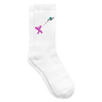 Ufo Alien Laser - Tennissocken - Weiß - Rechts