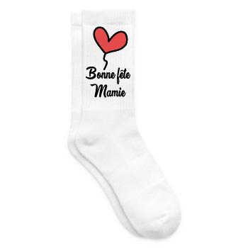 OMA. MAMA. MUTTERTAG. ALLES GUTE ZUM OMA-TAG - Tennissocken - Weiß - Rechts