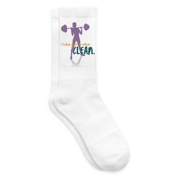 I like girls who CLEAN - Tennissocken - Weiß - Rechts