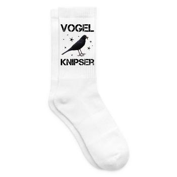Vogelknipser Hobbyfotograf - Tennissocken - Weiß - Rechts