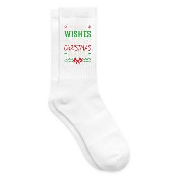 Holly Jolly Checkup Zahnärztliche Weihnachten - Tennissocken - Weiß - Rechts