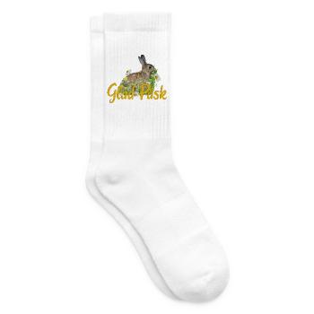 glad pask Frohe Ostern - Tennissocken - Weiß - Rechts