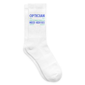 Optiker Brillenflüsterer Optometrie - Tennissocken - Weiß - Rechts