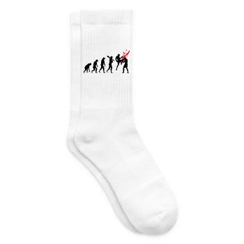 evolution kickboxer - Tennissocken - Weiß - Rechts