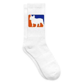 french bulldog - Tennissocken - Weiß - Rechts