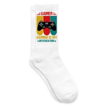 Gaming Videogame Videospiel Computerspiel Design - Tennissocken - Weiß - Rechts