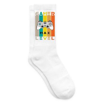 Gaming Videogame Videospiel Computerspiel Design - Tennissocken - Weiß - Rechts