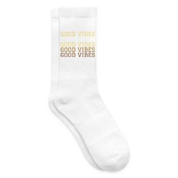 Good Vipes - Tennissocken - Weiß - Rechts