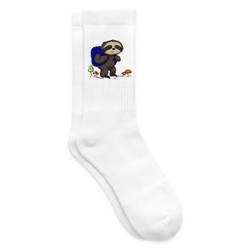 Sloth Rucksack Fautier Exkurs Wanderung - Tennissocken - Weiß - Rechts