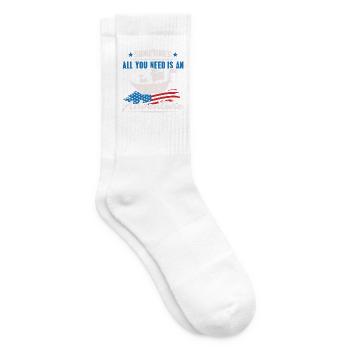 Alles was du brauchst ist ein Abenteuer Kolumbus-T - Tennissocken - Weiß - Rechts