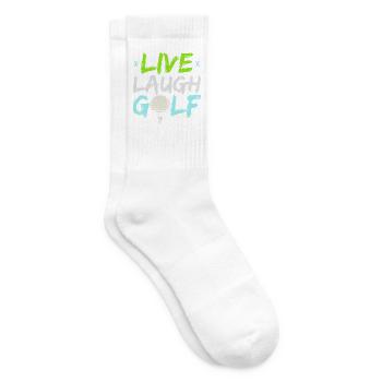 Leben Lachen Golfspieler Bester Golfer aller Zeite - Tennissocken - Weiß - Rechts