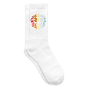 Gamer Papa - Tennissocken - Weiß - Rechts