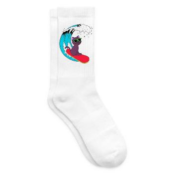 Surfer - Tennissocken - Weiß - Rechts