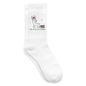 my first christmas - Tennissocken - Weiß - Rechts