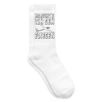 mir reichts ich geh fliegen - Tennissocken - Weiß - Rechts