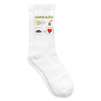 camper glück zelt - Tennissocken - Weiß - Rechts