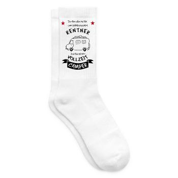 vollzeit camper wohnmobil - Tennissocken - Weiß - Rechts