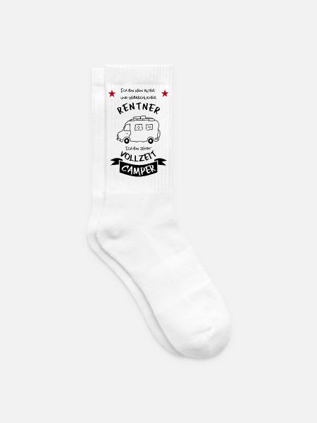 vollzeit camper wohnmobil - Tennissocken - Weiß