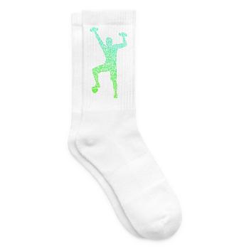 Klettern Symbole Jungen Bouldern Climbing - Tennissocken - Weiß - Rechts