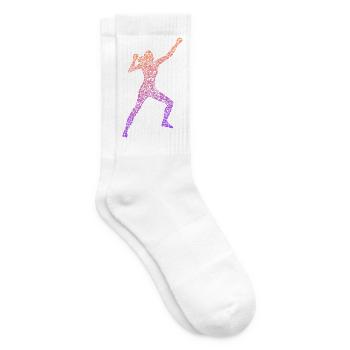 Klettern Symbole Bouldern Frauen Mädchen Climbing - Tennissocken - Weiß - Rechts