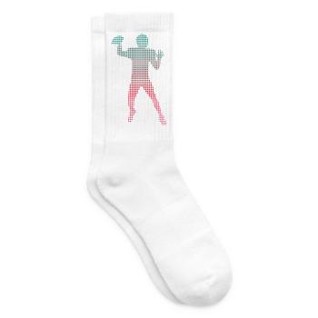 American Football verpixelt Herren Jungen Football - Tennissocken - Weiß - Rechts