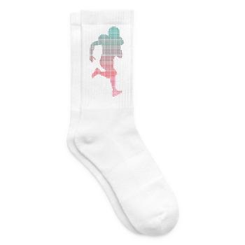 American Football verpixelt Jungen Herren Football - Tennissocken - Weiß - Rechts