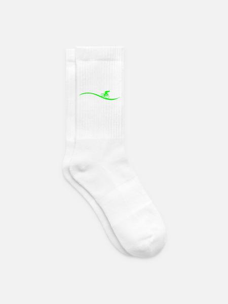 Fahrrad Radsport Geschenk - Tennissocken - Weiß