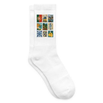 Portugal Briefmarken - Tennissocken - Weiß - Rechts
