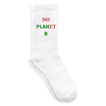 No Plan(et) B  - Tennissocken - Weiß - Rechts