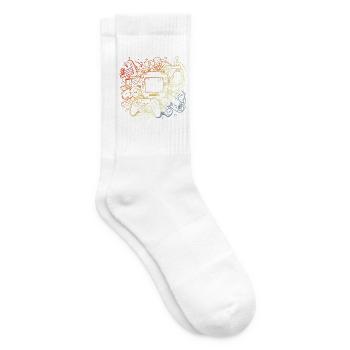 PC Spiele im Vintage Look - Tennissocken - Weiß - Rechts
