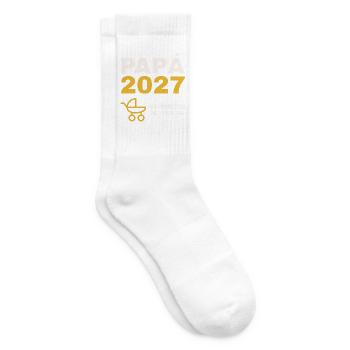 Papa 2027 - Tennissocken - Weiß - Rechts