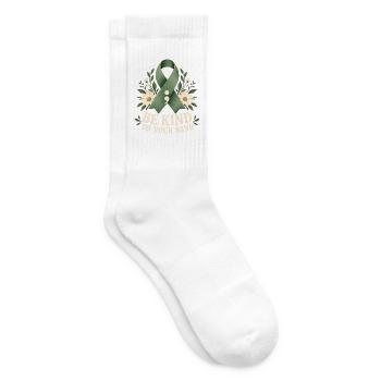 Be Kind To Your Mind – Mentale Gesundheit - Tennissocken - Weiß - Rechts