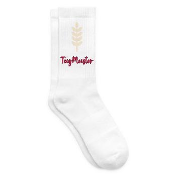 TeigMeister Brotlogo - Tennissocken - Weiß - Rechts