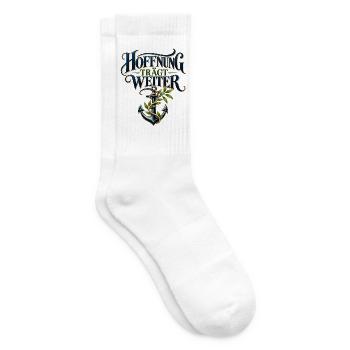 Glaube & Hoffnung – Vertrauen trägt weiter - Tennissocken - Weiß - Rechts