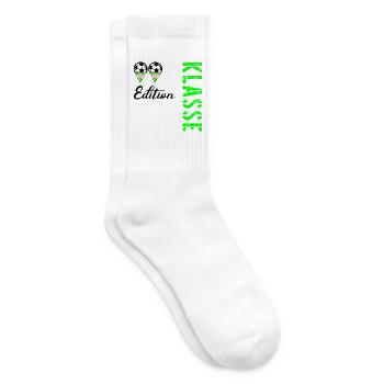 Fußball, Grundschule 2. Klasse - Tennissocken - Weiß - Rechts