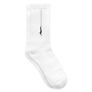  Bungee Jumper Geschenkidee, Bungy Jumps, - Tennissocken - Weiß - Rechts