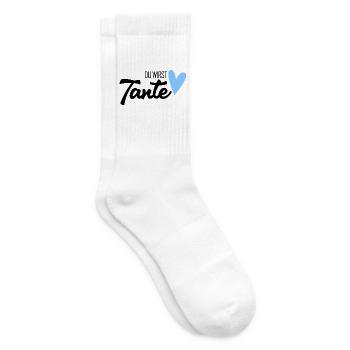 Tante werden - Tennissocken - Weiß - Rechts