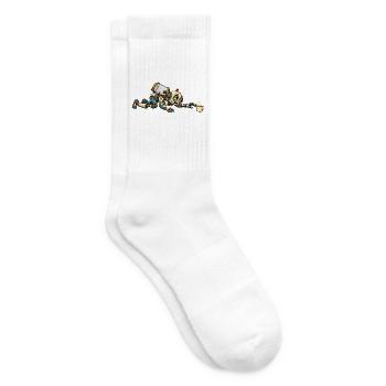 Reservekriecher – Ohne Kaffee kein Antrieb - Tennissocken - Weiß - Rechts