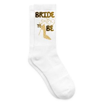 Zukünftige Braut - Tennissocken - Weiß - Rechts
