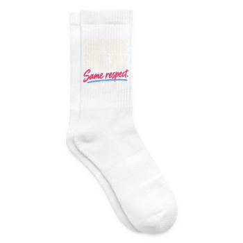 Same Work Same Pay Same Respect Equal Pay Now - Tennissocken - Weiß - Rechts