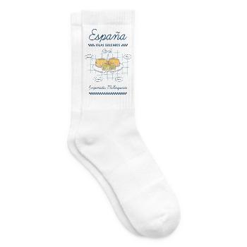 Mallorquinische Empanadas - Tennissocken - Weiß - Rechts