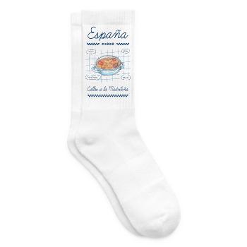 Madrider Kutteln - Tennissocken - Weiß - Rechts