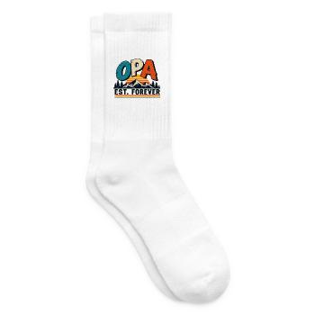 OPA – Retro Design für Großväter - Tennissocken - Weiß - Rechts
