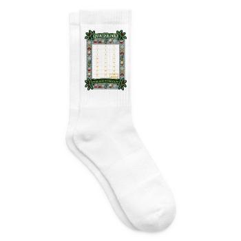Rentner Adventskalender Frei - Tennissocken - Weiß - Rechts