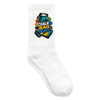 CHALK BAG READY - Tennissocken - Weiß - Rechts