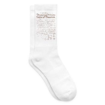 US-Unabhängigkeitserklärung - Tennissocken - Weiß - Rechts