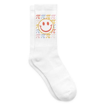 Den Pi-Tag, Von Mathematik Inspirierten Design - Tennissocken - Weiß - Rechts