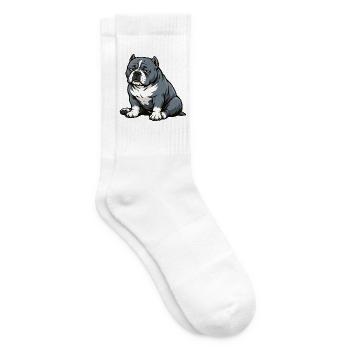 American Bully Bully Pit Bullys Bullybesitzer - Tennissocken - Weiß - Rechts