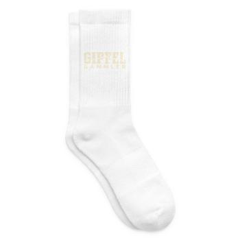 Gipfelsammler – Höhenprofil Retro - Tennissocken - Weiß - Rechts