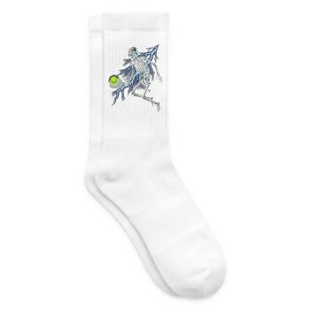 Blitzskelett-Pickleball - Tennissocken - Weiß - Rechts